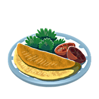 fireproof omelet food item zelda tears of the kingdom wiki guide 200px
