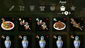 food inventory legend of zelda tears of the kingdom wiki guide 300 min