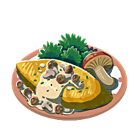 mushroom omelet food zelda tears of the kingdom wiki guide 200px