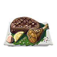 소금구이 고기 식품 아이템 젤다 왕국의 눈물 위키 가이드 200px