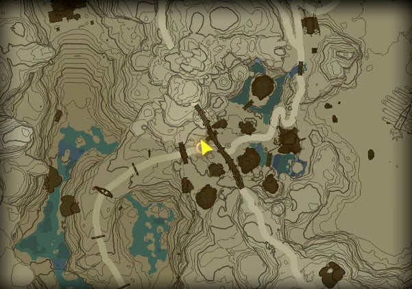 the ancient city gorondia side quest location map zelda totk wiki guide