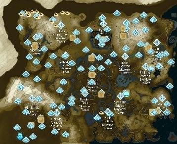 zelda tears of the kingdom map interactive totk